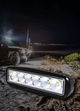 18 WATT 6 LED, SPOT DAYTIME RUNNING LIGHT