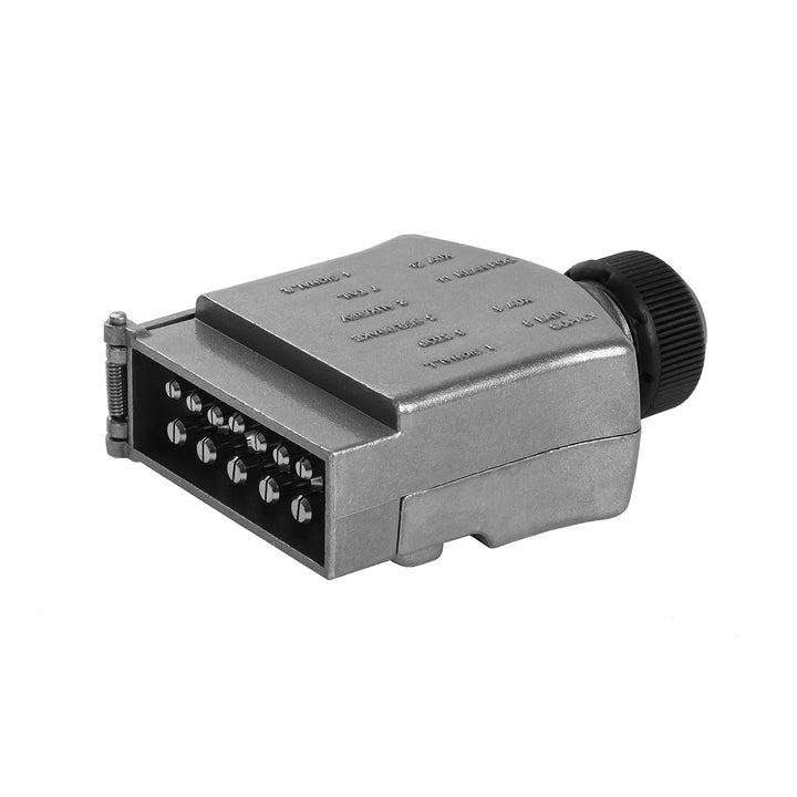 12 Pin Trailer Plug Metal Standard