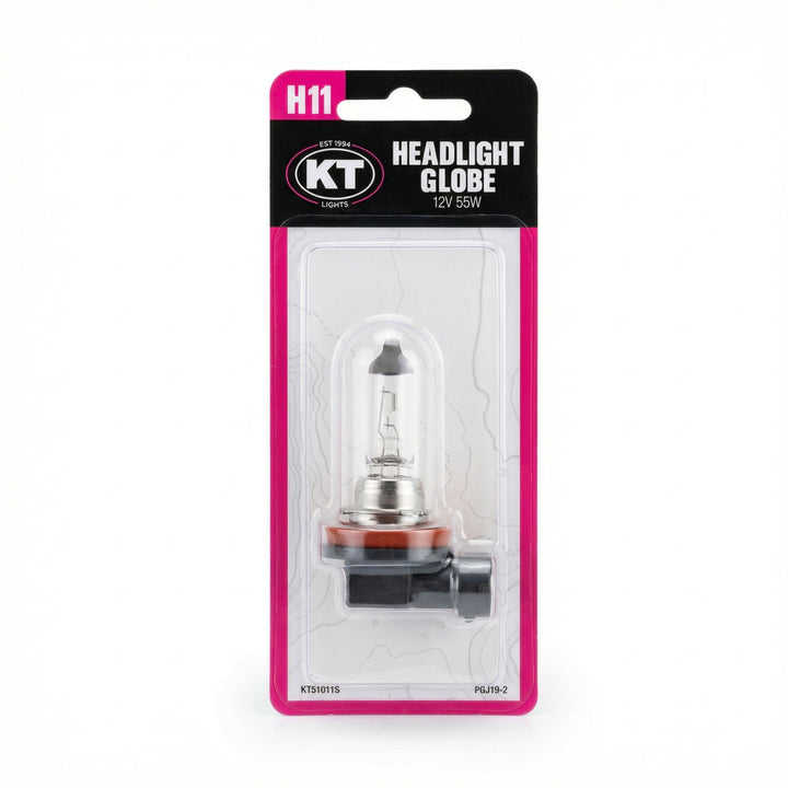 12V 55W PGJ19-2 H11 Halogen Globe