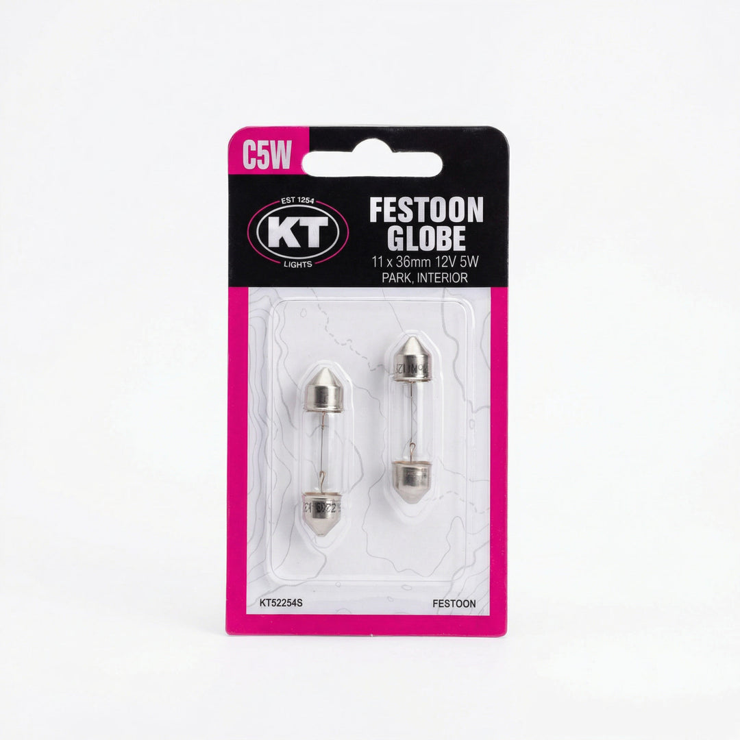 12V 5W 11x36 C5W Festoon Globe