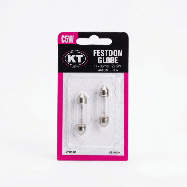 12V 5W 11x36 C5W Festoon Globe