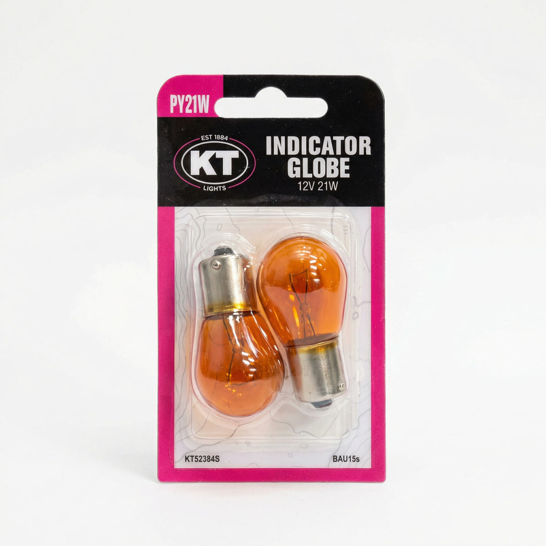 12V 21W Amber BAU15s Incandescent Globe