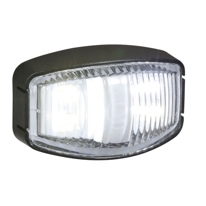 KT LED Marker Lamp – White Front Outline, 12/24V, ADR Approved
