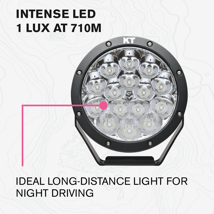 7 Inch Trail Core LED Driving Lights