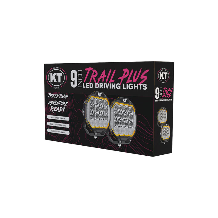 9 Inch Trail Plus LED Driving Lights